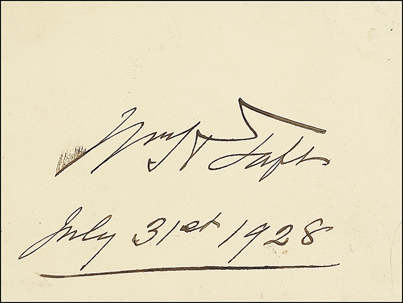 Lot 120 William H. Taft