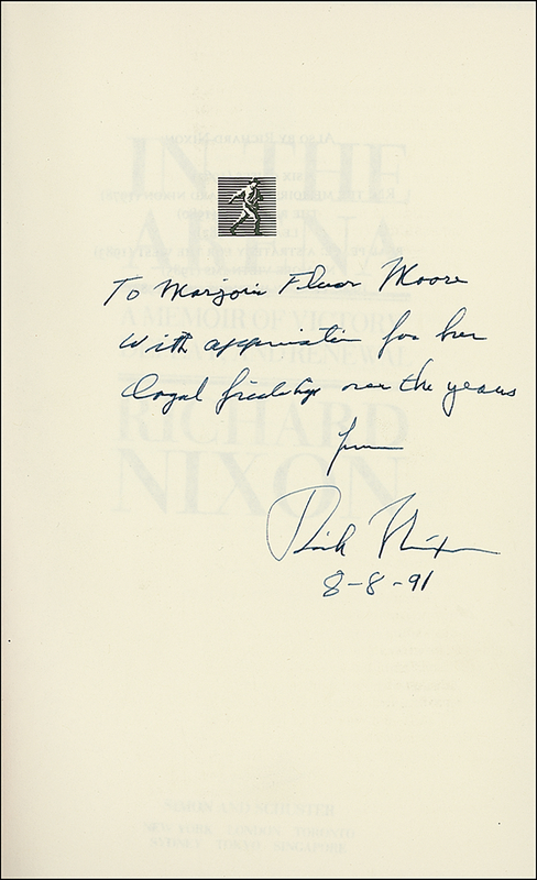 Lot 84 Richard Nixon