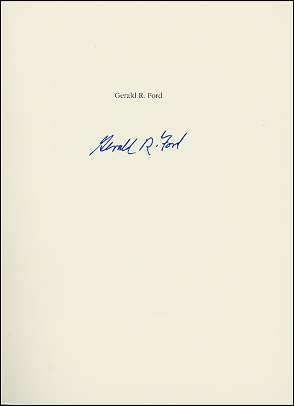 Lot 38 Gerald Ford