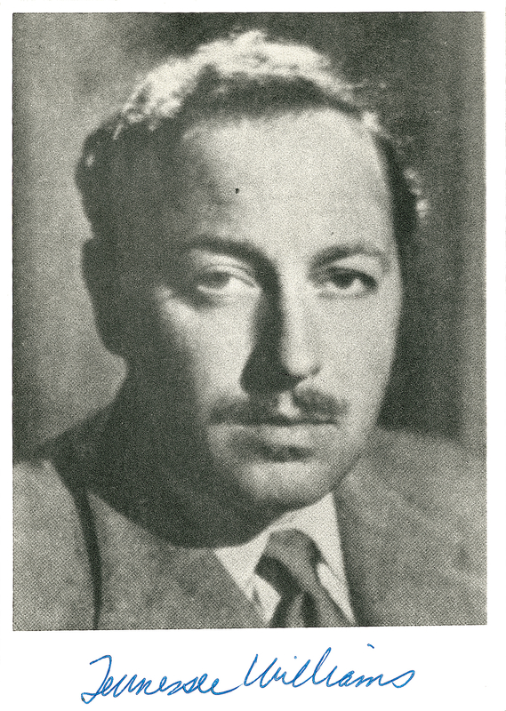 Lot 498 Tennessee Williams