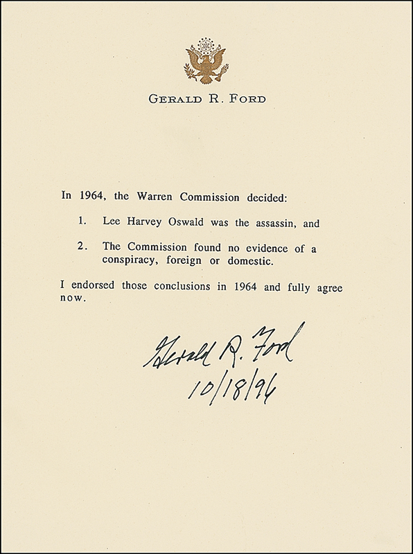 Lot 40 Gerald Ford