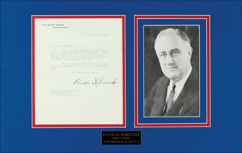 Lot 108 Franklin D. Roosevelt