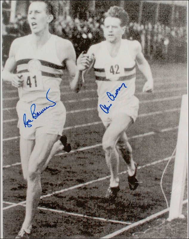 Lot 1313 Roger Bannister and Christopher Chataway