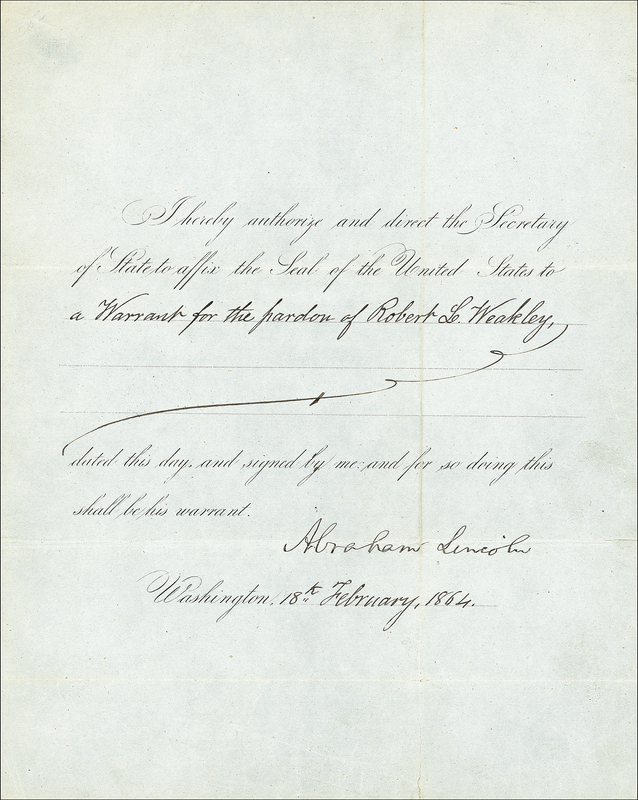 Lot 74 Abraham Lincoln