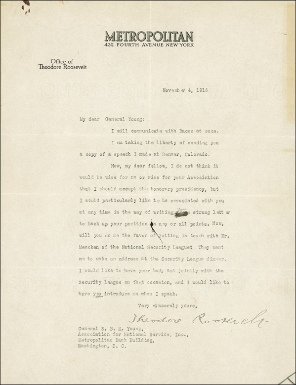 Lot 114 Theodore Roosevelt