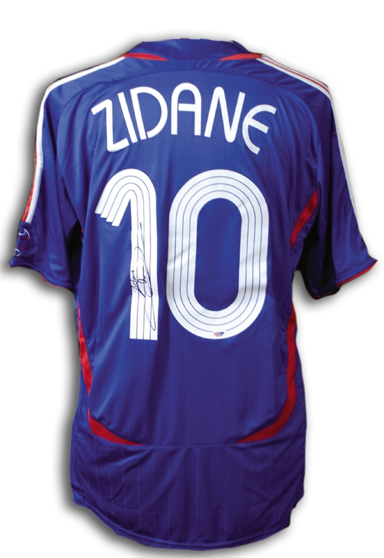 Lot 1532 Soccer: Zidane, Zinedine