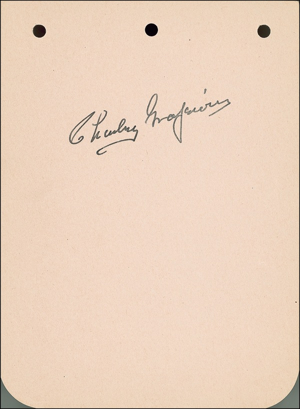 Lot 1285 Wizard of Oz: Grapewin, Charley