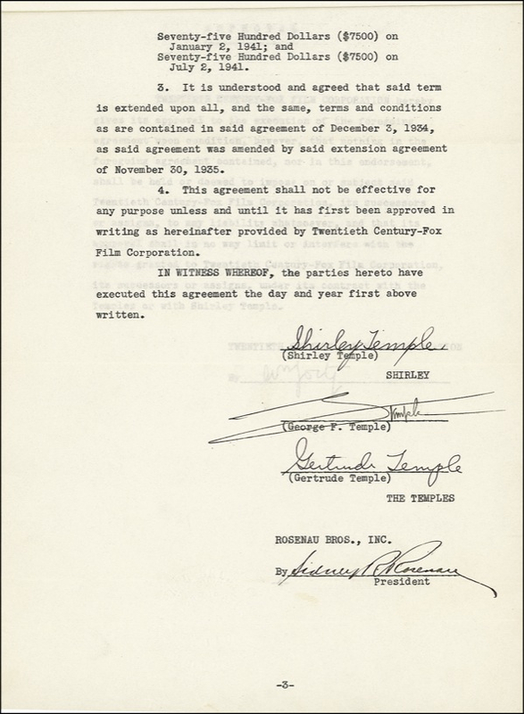 Lot 1250 Shirley Temple