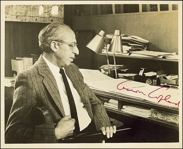 Lot 621 Aaron Copland