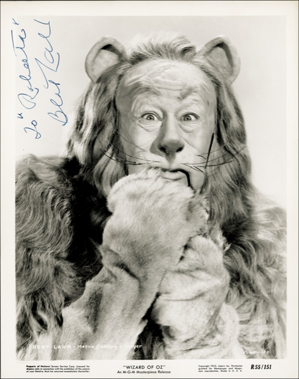 Lot 1288 Wizard Of Oz: Lahr, Bert