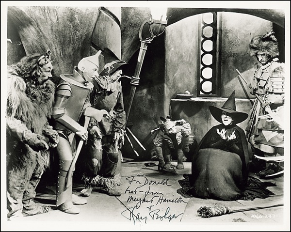 Lot 1281 Wizard of Oz: Bolger and Hamilton
