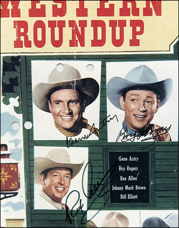 Lot 919 Cowboys: Autry, Rogers, and Allen