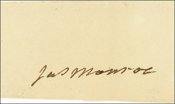 Lot 82 James Monroe