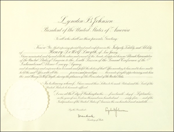 Lot 67 Lyndon B. Johnson