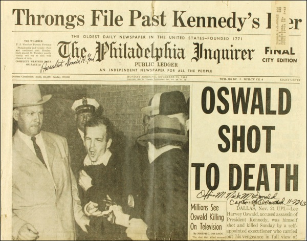 Lot 70 John F. Kennedy: Ford and McDonald