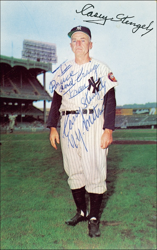 Lot 1538 Casey Stengel