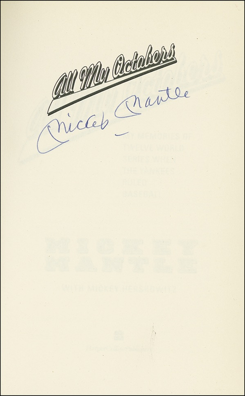 Lot 1442 Mickey Mantle