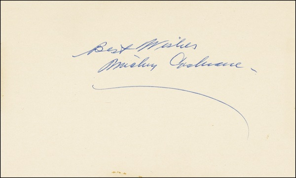 Lot 1367 Mickey Cochrane