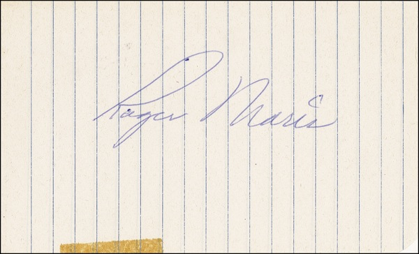 Lot 1449 Roger Maris