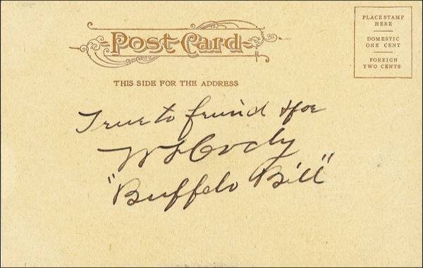 Lot 147 William F. “Buffalo Bill” Cody