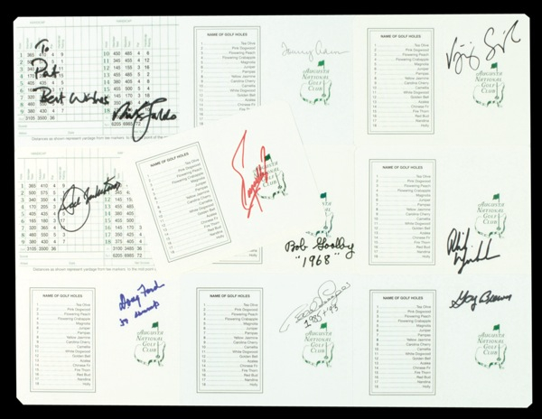 Lot 1403 Golf: Masters Champions