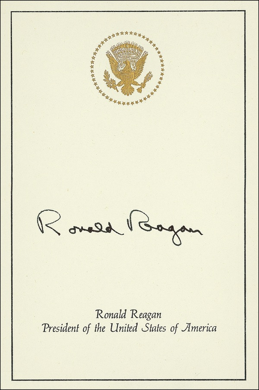 Lot 98 Ronald Reagan