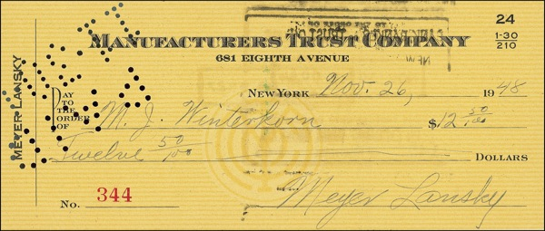 Lot 198 Meyer Lansky