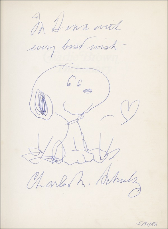 Lot 540 Charles Schulz