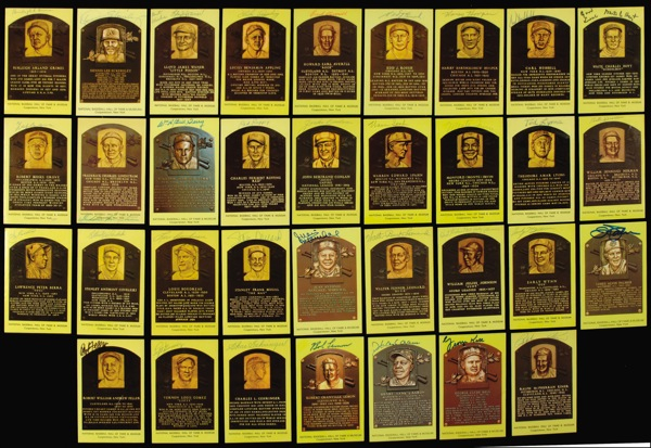 Lot 1330 Baseball Hall of Famers