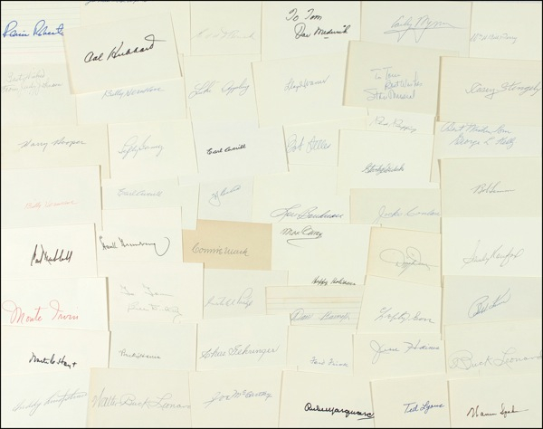 Lot 1333 Baseball Signatures