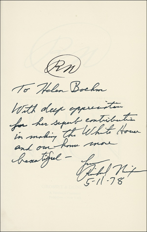Lot 86 Richard Nixon