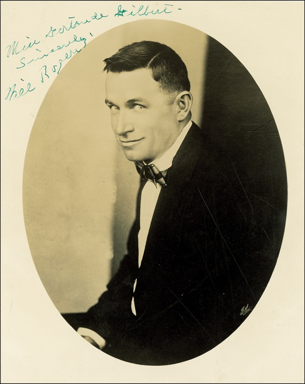 Lot 1186 Will Rogers