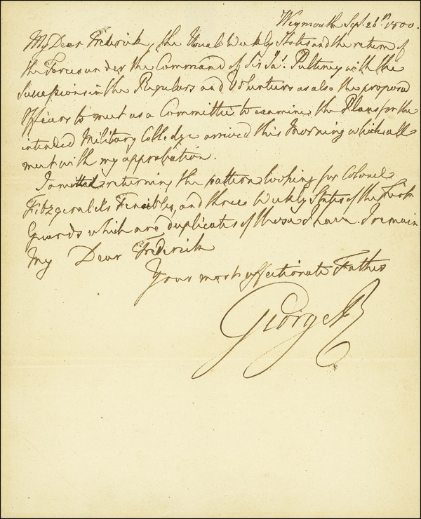 Lot 168 George III
