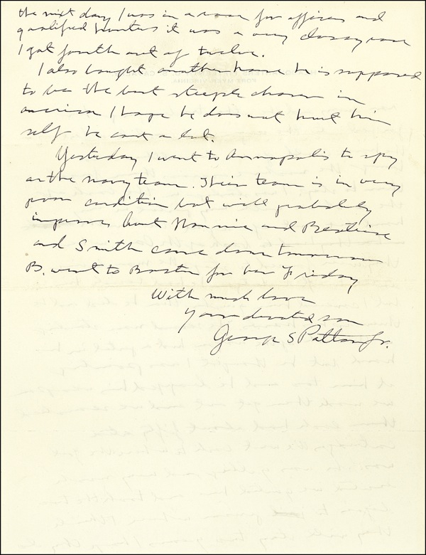 Lot 313 George S. Patton