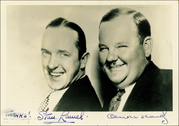 Lot 1075 Laurel and Hardy