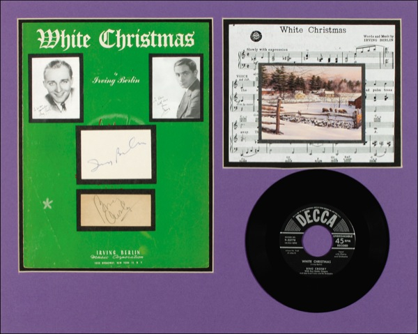 Lot 587 Irving Berlin and Bing Crosby