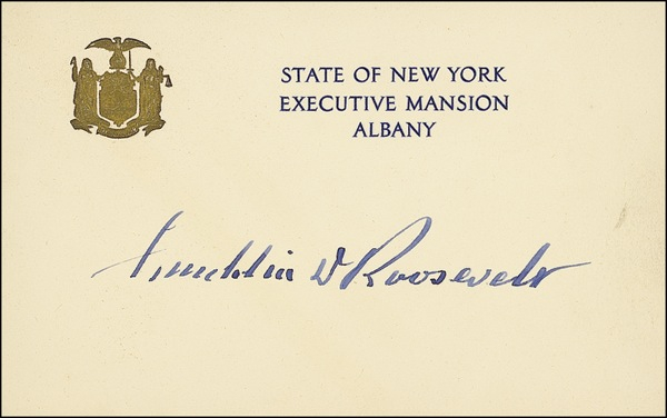 Lot 112 Franklin D. Roosevelt