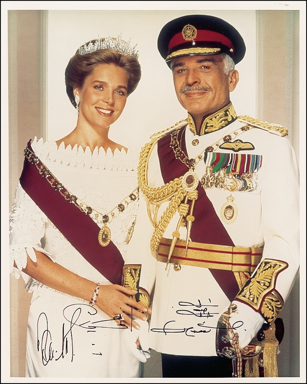 Lot 188 King Hussein and Queen Noor