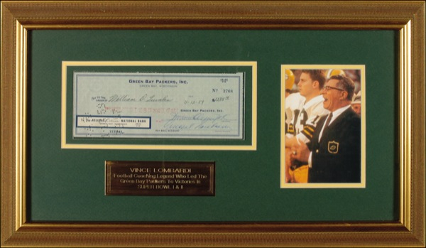 Lot 1438 Vince Lombardi