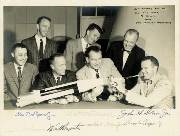 Lot 374 Mercury Astronauts