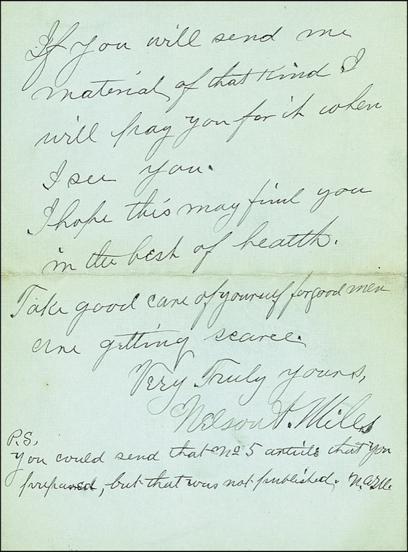 Lot 304 Nelson A. Miles