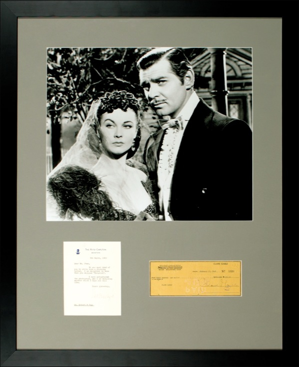 Lot 989 Gone with the Wind: Gable and Leigh