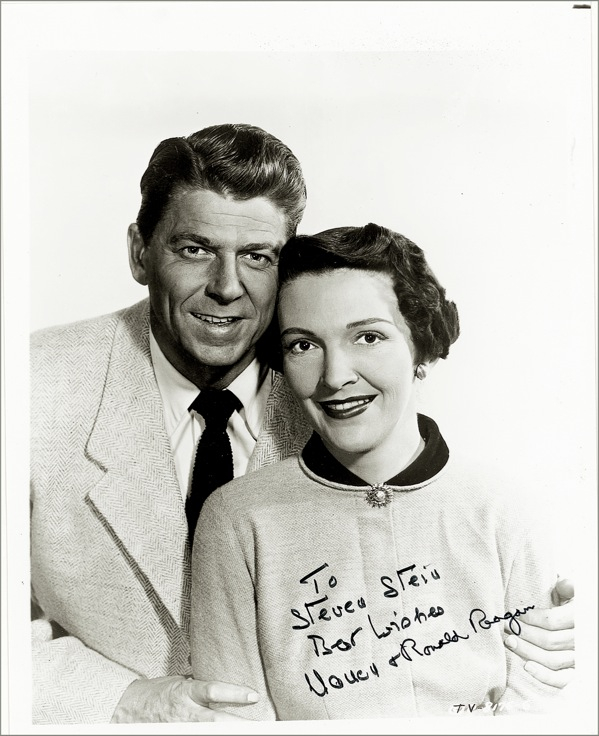 Lot 105 Ronald and Nancy Reagan