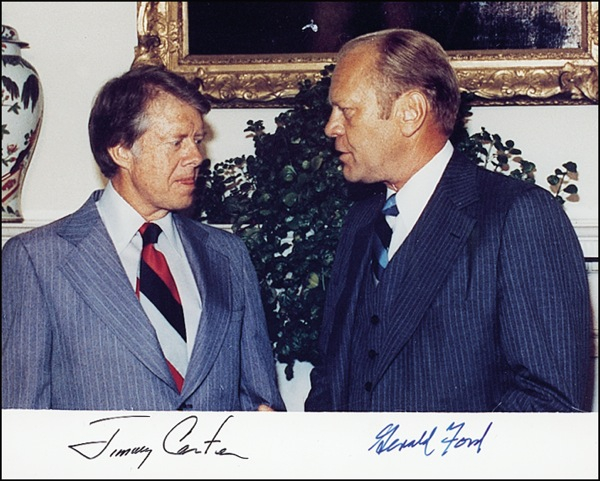 Lot 16 Jimmy Carter and Gerald Ford