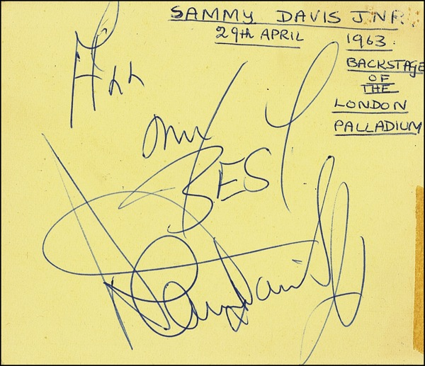 Lot 933 Sammy Davis, Jr