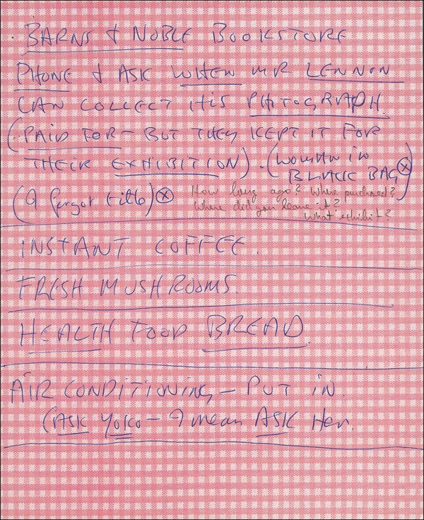 Lot 571 Beatles: Lennon, John