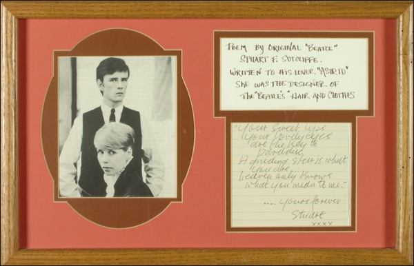 Lot 582 Beatles: Sutcliffe, Stuart