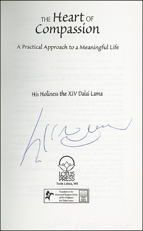 Lot 152 Dalai Lama