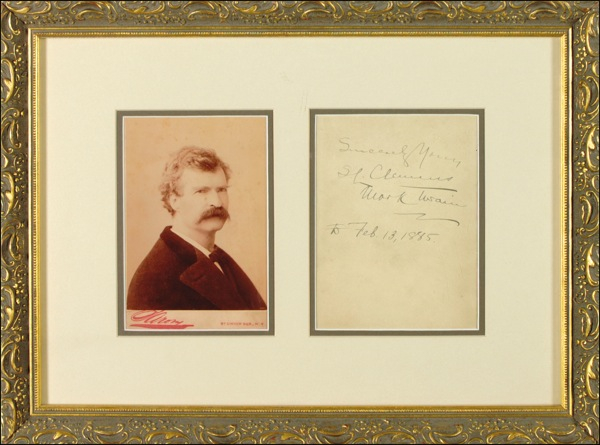 Lot 404 Samuel L. Clemens