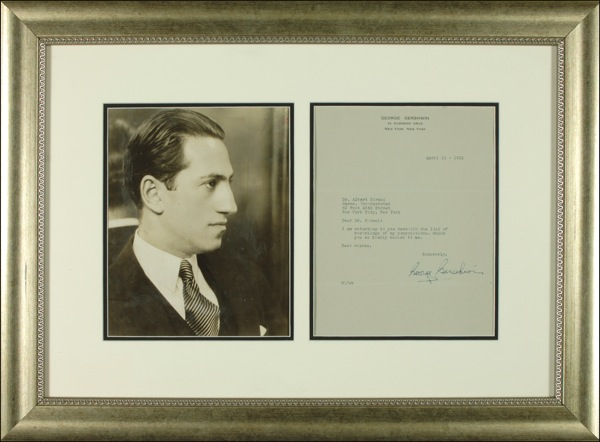 Lot 643 George Gershwin